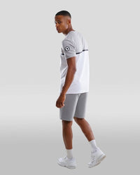 Comme des Loups -  Ensemble Tee Shirt Et Short Jogging Everest Gris Blanc