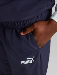 Puma WOVEN TRACKSUIT Marine / Blanc - Vêtements Ensembles de