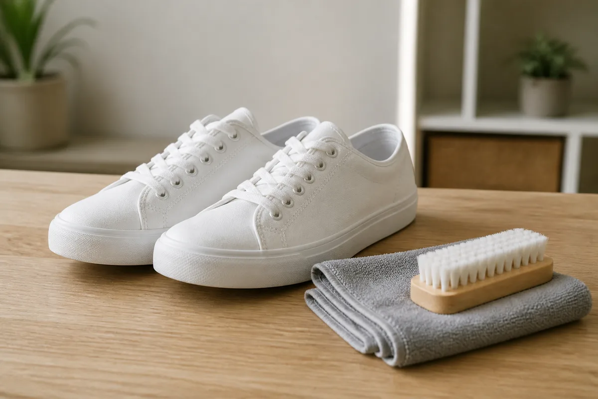Comment nettoyer des baskets blanches sans les jaunir